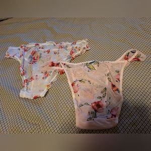 2 floral print panties from Knotty Knickers. Never worn